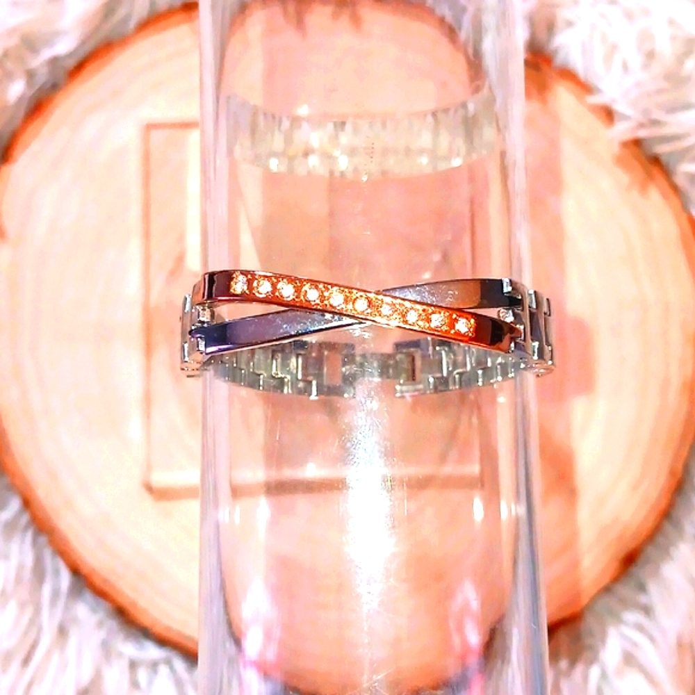 Rose Gold and Silver Bracelet
